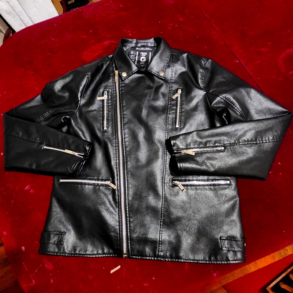 NWOT ... FRIED DENIM STRETCH AND COMFORT MEN'S BLACK JACKET